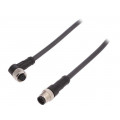 AB-C8-M12MS-1,0PUR-M12FA; Connection lead; M12; PIN: 8; 1m; plug; 30VAC; 4A; -25÷80°C; 30VDC; LAPP KABEL AB-C8-M12MS-1,0PUR-M12FA; Connection lead; M12; PIN: 8; 1m; plug; 30VAC; 4A; -25÷80°C; 30VDC; LAPP KABEL