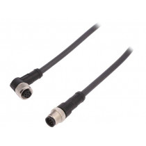 AB-C8-M12MS-1,0PUR-M12FA; Connection lead; M12; PIN: 8; 1m; plug; 30VAC; 4A; -25÷80°C; 30VDC; LAPP KABEL