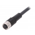 AB-C3-5,0PUR-M8FS; Connection lead; M8; PIN: 3; straight; 5m; plug; 60VAC; 4A; -25÷80°C; LAPP KABEL