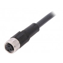 AB-C3-5,0PUR-M8FS; Connection lead; M8; PIN: 3; straight; 5m; plug; 60VAC; 4A; -25÷80°C; LAPP KABEL