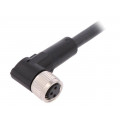 AB-C3-5,0PUR-M8FA; Connection lead; M8; PIN: 3; angled; 5m; plug; 60VAC; 4A; -25÷80°C; LAPP KABEL
