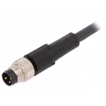 AB-C3-M8MS-2,0PUR; Connection lead; M8; PIN: 3; straight; 2m; plug; 60VAC; 4A; -25÷80°C; LAPP KABEL