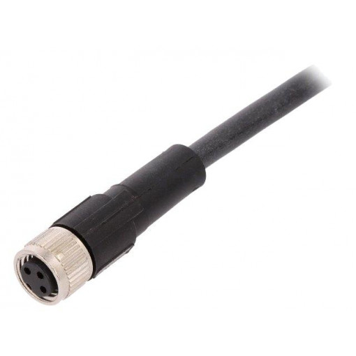 AB-C3-10,0PUR-M8FS; Connection lead; M8; PIN: 3; straight; 10m; plug; 60VAC; 4A; -25÷80°C; LAPP KABEL