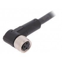 AB-C3-10,0PUR-M8FA; Connection lead; M8; PIN: 3; angled; 10m; plug; 60VAC; 4A; -25÷80°C; LAPP KABEL