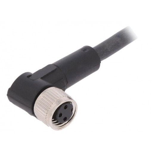 AB-C3-10,0PUR-M8FA; Connection lead; M8; PIN: 3; angled; 10m; plug; 60VAC; 4A; -25÷80°C; LAPP KABEL