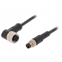 AB-C3-M8MS-1,0PUR-M12FA; Connection lead; M12,M8; PIN: 3; 1m; plug; 60VAC; 4A; -25÷80°C; 60VDC; LAPP KABEL