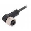 AB-C3-2,0PUR-M12FA; Connection lead; M12; PIN: 3; angled; 2m; plug; 250VAC; 4A; -25÷80°C; LAPP KABEL