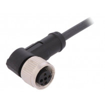 AB-C3-2,0PUR-M12FA; Connection lead; M12; PIN: 3; angled; 2m; plug; 250VAC; 4A; -25÷80°C; LAPP KABEL