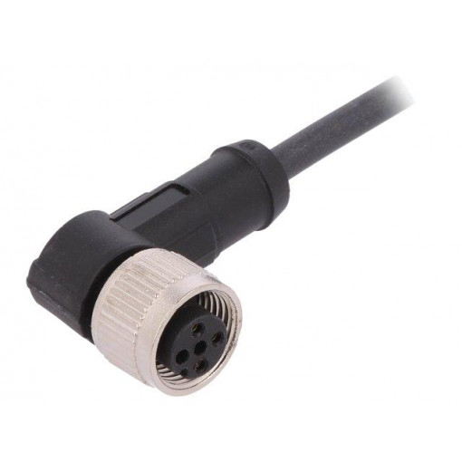 AB-C3-2,0PUR-M12FA; Connection lead; M12; PIN: 3; angled; 2m; plug; 250VAC; 4A; -25÷80°C; LAPP KABEL