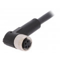 AB-C4-5,0PUR-M8FA; Connection lead; M8; PIN: 4; angled; 5m; plug; 60VAC; 4A; -25÷80°C; LAPP KABEL