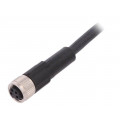 AB-C4-10,0PUR-M8FS; Connection lead; M8; PIN: 4; straight; 10m; plug; 60VAC; 4A; -25÷80°C; LAPP KABEL