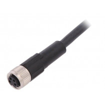 AB-C4-10,0PUR-M8FS; Connection lead; M8; PIN: 4; straight; 10m; plug; 60VAC; 4A; -25÷80°C; LAPP KABEL