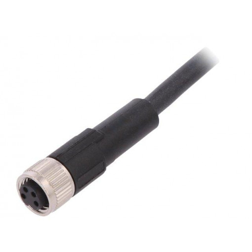 AB-C4-10,0PUR-M8FS; Connection lead; M8; PIN: 4; straight; 10m; plug; 60VAC; 4A; -25÷80°C; LAPP KABEL