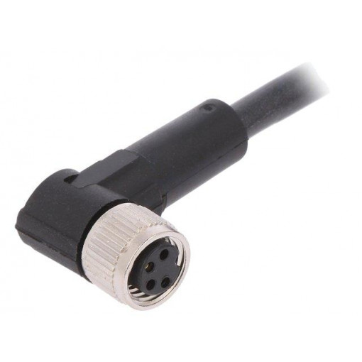 AB-C4-10,0PUR-M8FA; Connection lead; M8; PIN: 4; angled; 10m; plug; 60VAC; 4A; -25÷80°C; LAPP KABEL