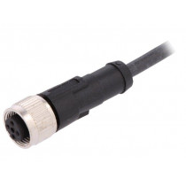 AB-C4-5,0PUR-M12FS; Connection lead; M12; PIN: 4; straight; 5m; plug; 250VAC; 4A; 250VDC; LAPP KABEL