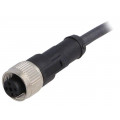 AB-C4-10,0PUR-M12FS; Connection lead; M12; PIN: 4; straight; 10m; plug; 250VAC; 4A; 250VDC; LAPP KABEL