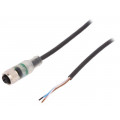 AB-C4-10,0PUR-M12FS-2L; Connection lead; M12; PIN: 4; straight; 10m; plug; 24VAC; 4A; 24VDC; LAPP KABEL