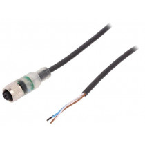 AB-C4-10,0PUR-M12FS-2L; Connection lead; M12; PIN: 4; straight; 10m; plug; 24VAC; 4A; 24VDC; LAPP KABEL