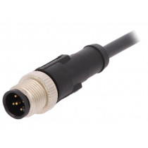 AB-C5-M12MS-2,0PUR; Connection lead; M12; PIN: 5; straight; 2m; plug; 60VAC; 4A; -25÷80°C; LAPP KABEL