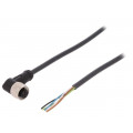 AB-C5-2,0PUR-M12FA; Connection lead; M12; PIN: 5; angled; 2m; plug; 60VAC; 4A; -25÷80°C; LAPP KABEL
