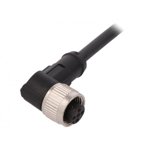 AB-C5-5,0PUR-M12FA; Connection lead; M12; PIN: 5; angled; 5m; plug; 60VAC; 4A; -25÷80°C; LAPP KABEL