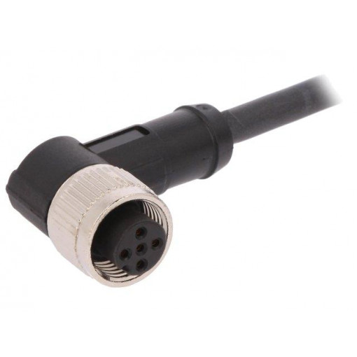 AB-C5-10,0PUR-M12FA; Connection lead; M12; PIN: 5; angled; 10m; plug; 60VAC; 4A; -25÷80°C; LAPP KABEL