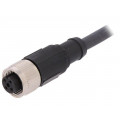 AB-C4-2,0PUR-M12FS-SH; Connection lead; M12; PIN: 4; straight; 2m; plug; 250VAC; 4A; 250VDC; LAPP KABEL