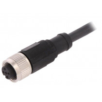 AB-C5-10,0PUR-M12FS-SH; Connection lead; M12; PIN: 5; straight; 10m; plug; 60VAC; 4A; 60VDC; LAPP KABEL