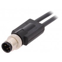 AB-C3-M12Y-2,0PUR; Connection lead; M12; PIN: 4; 2m; plug; 250VAC; 4A; -25÷80°C; 250VDC; LAPP KABEL