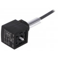 AB-C3-2,0PUR-A-1L-S; Connection lead; PIN: 3; A; 2m; 24VAC; 4A; LED indication; -15÷80°C; LAPP KABEL