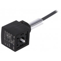 AB-C3-2,0PUR-A-1L-S; Connection lead; PIN: 3; A; 2m; 24VAC; 4A; LED indication; -15÷80°C; LAPP KABEL