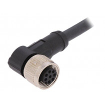 AB-C8-5,0PUR-M12FA; Connection lead; M12; PIN: 8; angled; 5m; plug; 30VAC; 4A; -25÷80°C; LAPP KABEL