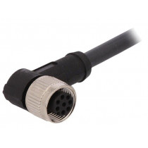 AB-C8-10,0PUR-M12FA; Connection lead; M12; PIN: 8; angled; 10m; plug; 30VAC; 4A; -25÷80°C; LAPP KABEL