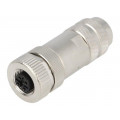 22260646; Plug; M12; PIN: 5; female; B code-Profibus; for cable; IP67; LAPP KABEL
