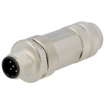 22260653; Plug; M12; PIN: 5; male; B code-Profibus; for cable; screw terminal; LAPP KABEL