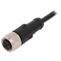 AB-C4-10,0PVC-M12FS; Connection lead; M12; PIN: 4; straight; 10m; plug; 250VAC; 4A; 250VDC; LAPP KABEL