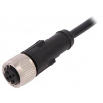 AB-C4-10,0PVC-M12FS; Connection lead; M12; PIN: 4; straight; 10m; plug; 250VAC; 4A; 250VDC; LAPP KABEL