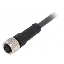 AB-C8-2,0PUR-M12FS; Connection lead; M12; PIN: 8; straight; 2m; plug; 30VAC; 4A; -25÷80°C; LAPP KABEL