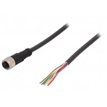 AB-C8-10,0PUR-M12FS; Connection lead; M12; PIN: 8; straight; 10m; plug; 30VAC; 4A; 30VDC; LAPP KABEL
