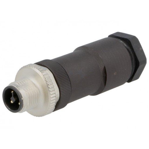 22262010; Plug; M12; PIN: 4; male; T code-Power; for cable; screw terminal; LAPP KABEL