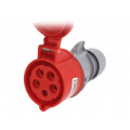 225-6TT; Connector: AC supply 3-phase; socket; female; 32A; 400VAC; IP44; PCE