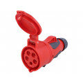 2253-6; Connector: AC supply 3-phase; socket; female; 32A; 400VAC; IP44; PCE 2253-6; Connector: AC supply 3-phase; socket; female; 32A; 400VAC; IP44; PCE