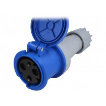 2331-6; Connector: AC supply; socket; female; 63A; 230VAC; IEC 60309; IP44; PCE