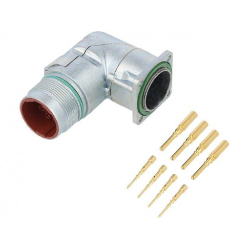 EPIC POWER LS1 A3 3+PE+4 K (5); Connector: M23; socket; PIN: 8; male; crimped; angled 90°; 7A; IP65; LAPP KABEL