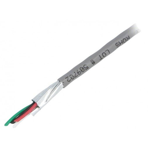 2466C SL005; Wire; Alpha Essential C&C; 4x24AWG; aluminium foil; PVC; 300V; ALPHA WIRE