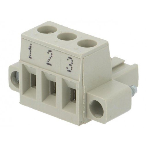 25.323.0353.0; Pluggable terminal block; 5.08mm; ways: 3; straight; plug; female; WIELAND