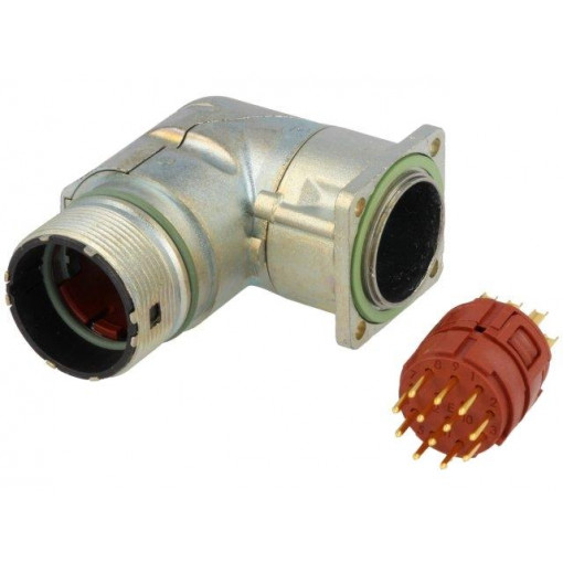 EPIC KIT M23 A3 N 12E SLM; Connector: M23; socket; PIN: 12; male; soldering; angled 90°; 7A; LAPP KABEL