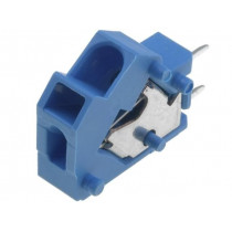 254-844; PCB terminal block; angled 45°; 5mm; ways: 1; on PCBs; 0.5÷2.5mm2; WAGO