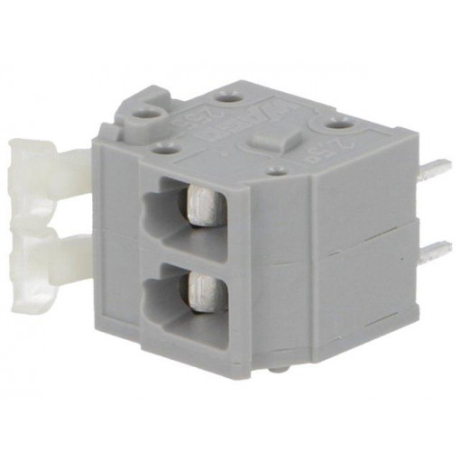 255-402; PCB terminal block; straight; 5mm; ways: 2; on PCBs; 0.08÷2.5mm2; WAGO