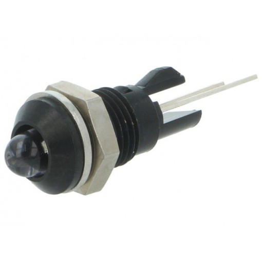 2665.8053; Indicator: LED; prominent; Cutout: Ø8mm; for PCB; brass; ØLED: 5mm; MENTOR